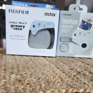 Fujifilm Instax Mini 9 Camera with Blue Case